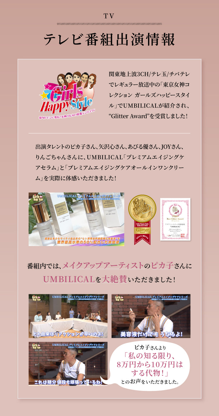 TV出演・受賞実績